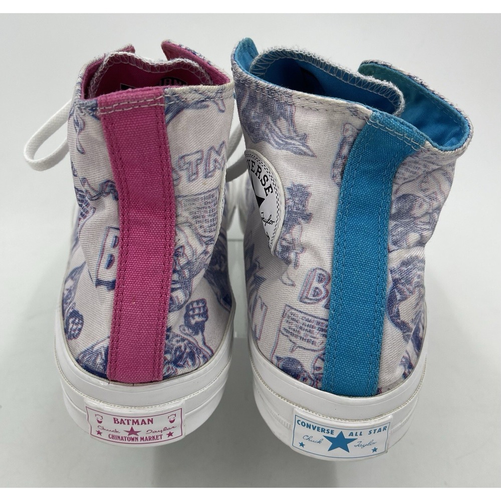Converse 3D Batman DC 80 Years Anniversary Chinatown 167512C Unisex MW 11.5 13.5 - Picture 6 of 13